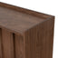 2m Wooden TV Entertainment Unit - Walnut