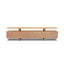 2.1m TV Entertainment Unit - NZ Natural Ash