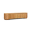 2.1m Tassie Oak TV Entertainment Unit - Marri Natural