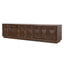 2.2m TV Entertainment Unit - Walnut