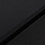 2.3m Wooden Entertainment Unit - Full Black