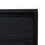 2.3m Wooden Entertainment Unit - Full Black