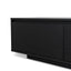 2.3m Wooden Entertainment Unit - Full Black