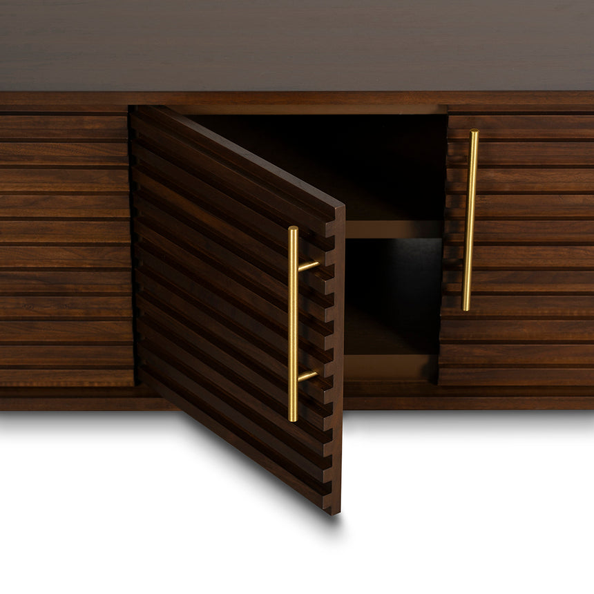 2.3m TV Entertainment Unit - Walnut