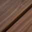 2.3m Wooden TV Entertainment Unit - Walnut
