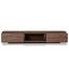 2.3m Wooden TV Entertainment Unit - Walnut
