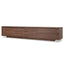 2.3m Wooden TV Entertainment Unit - Walnut
