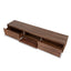 2.3m Wooden TV Entertainment Unit - Walnut