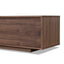 2.3m Wooden TV Entertainment Unit - Walnut