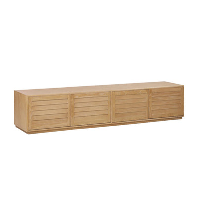 2.2m Elm TV Entertainment Unit - Natural