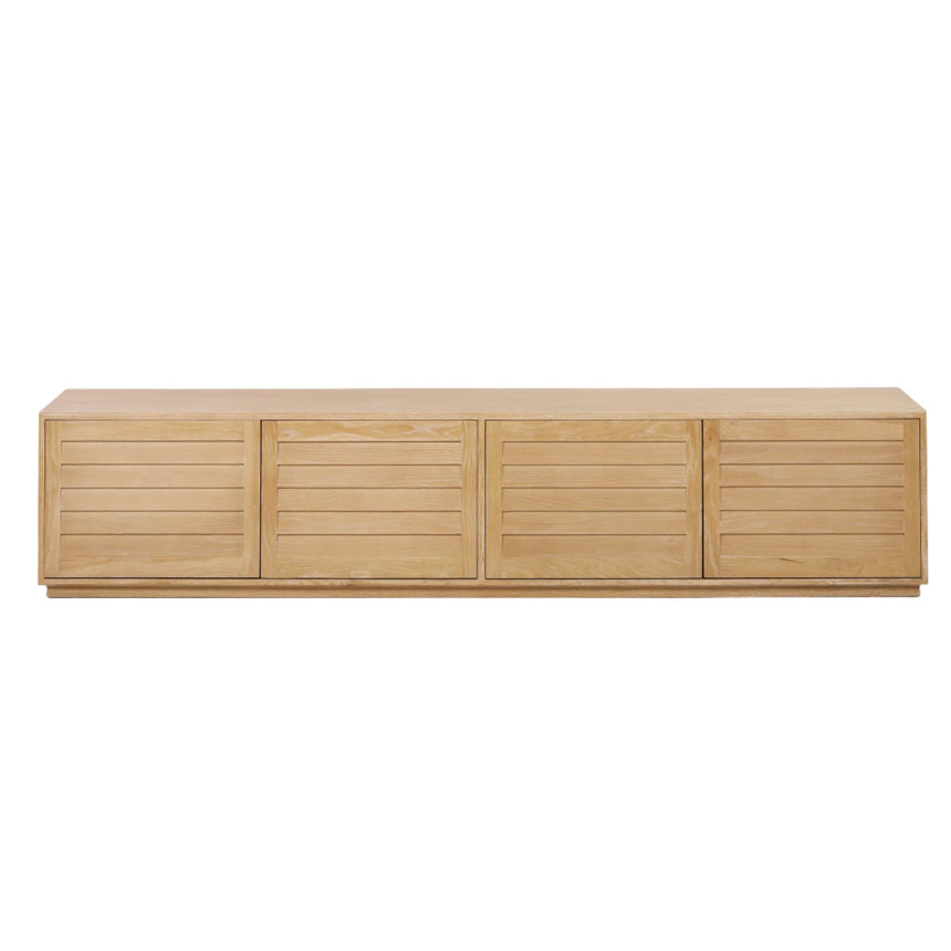 2.2m Elm TV Entertainment Unit - Natural