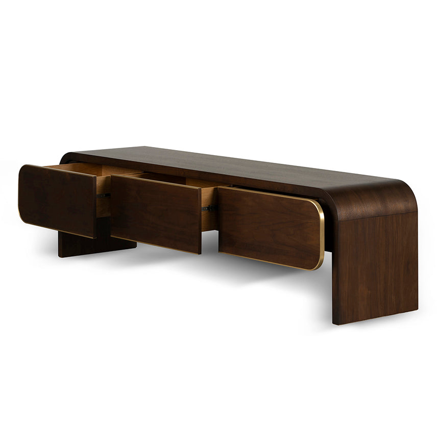 2m TV Entertainment Unit - Walnut