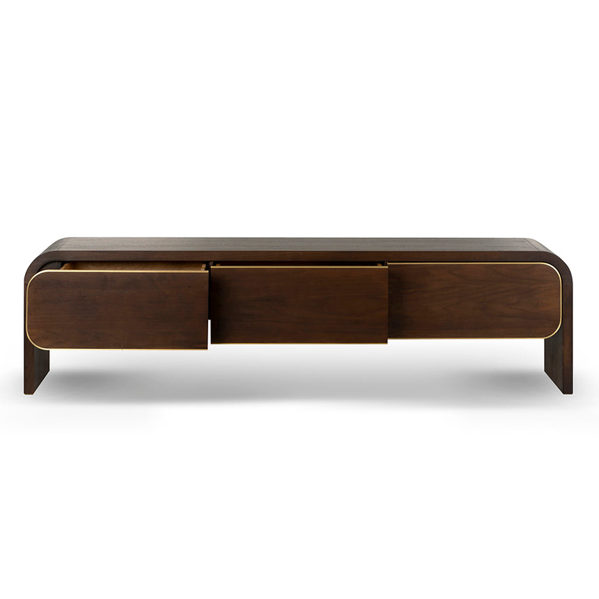 2m TV Entertainment Unit - Walnut