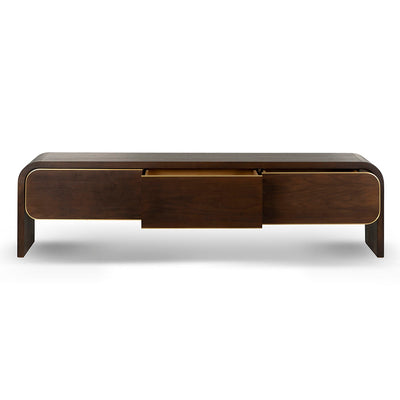 2m TV Entertainment Unit - Walnut