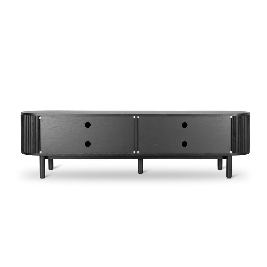 2m TV Entertainment Unit - Full Black