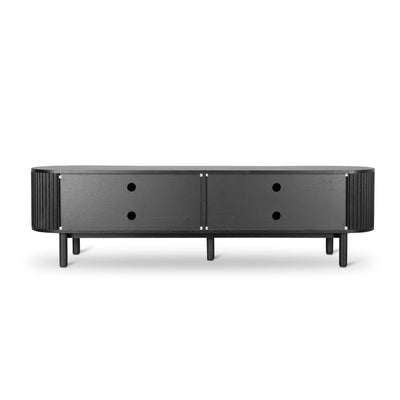 2m TV Entertainment Unit - Full Black