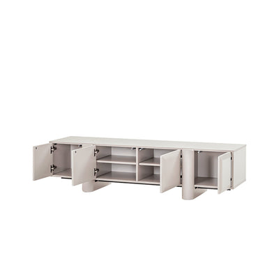 1.6m TV Entertainment Unit - Light Grey