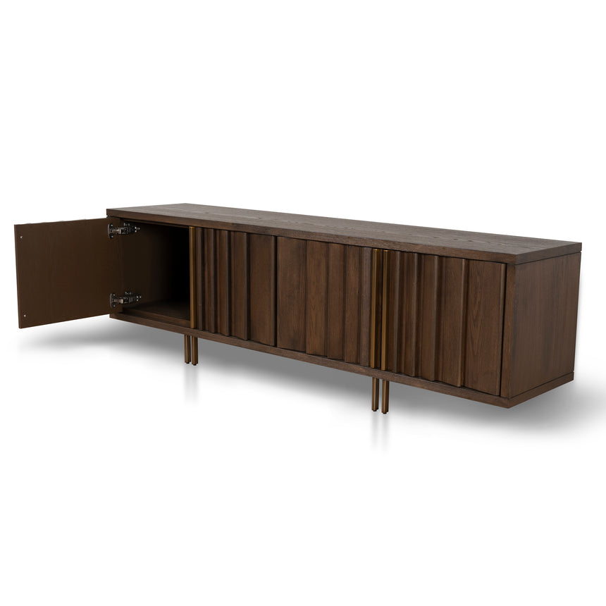 2m TV Entertainment Unit - Caramel Oak