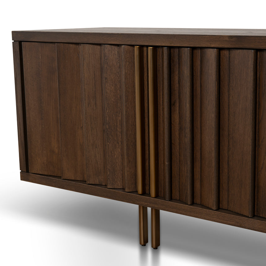 2m TV Entertainment Unit - Caramel Oak