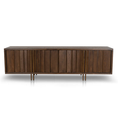 2m TV Entertainment Unit - Caramel Oak