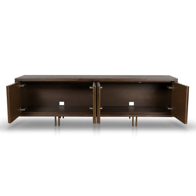 2m TV Entertainment Unit - Caramel Oak