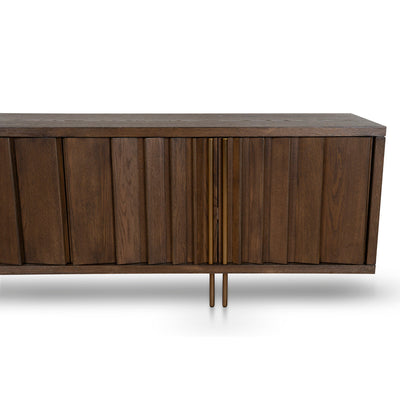 2m TV Entertainment Unit - Caramel Oak