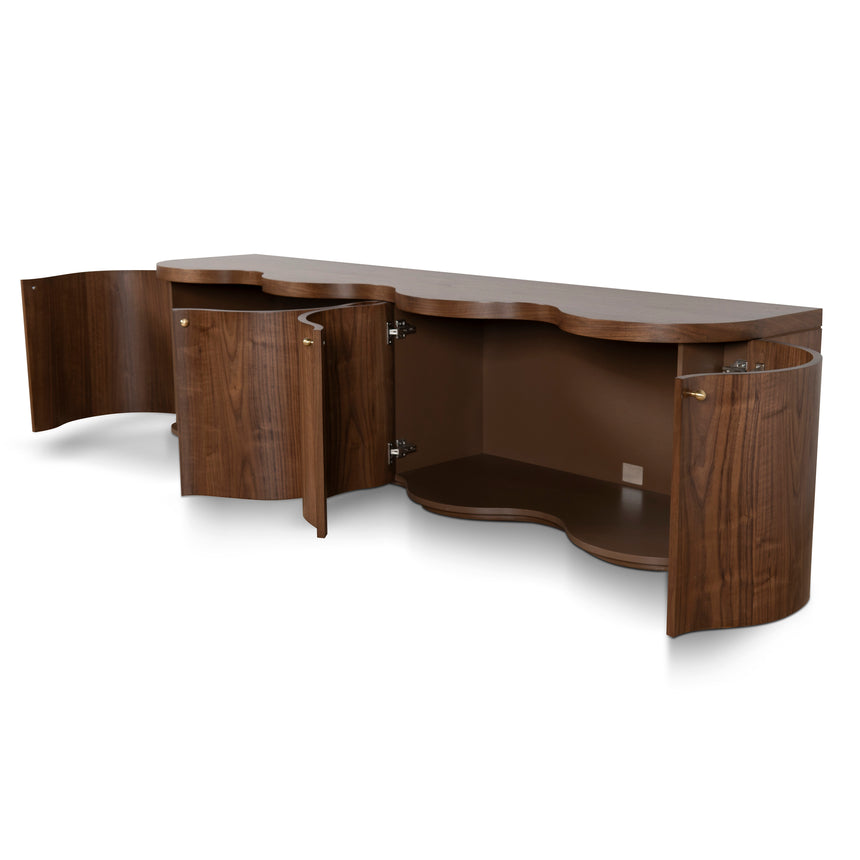 2.15m TV Entertainment Unit - Light Walnut