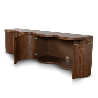 2.15m TV Entertainment Unit - Light Walnut