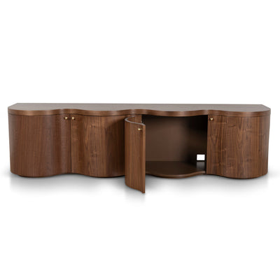 2.15m TV Entertainment Unit - Light Walnut