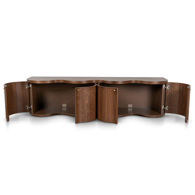 2.15m TV Entertainment Unit - Light Walnut