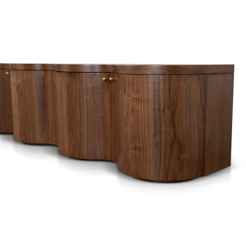 2.15m TV Entertainment Unit - Light Walnut