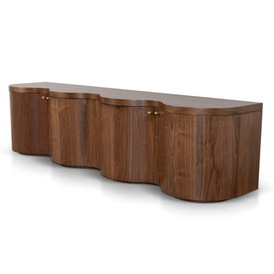 2.15m TV Entertainment Unit - Light Walnut