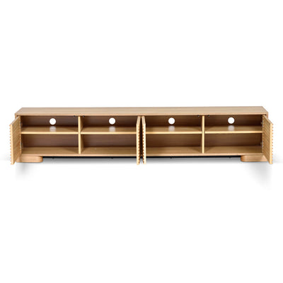 2.3m TV Entertainment Unit - Natural