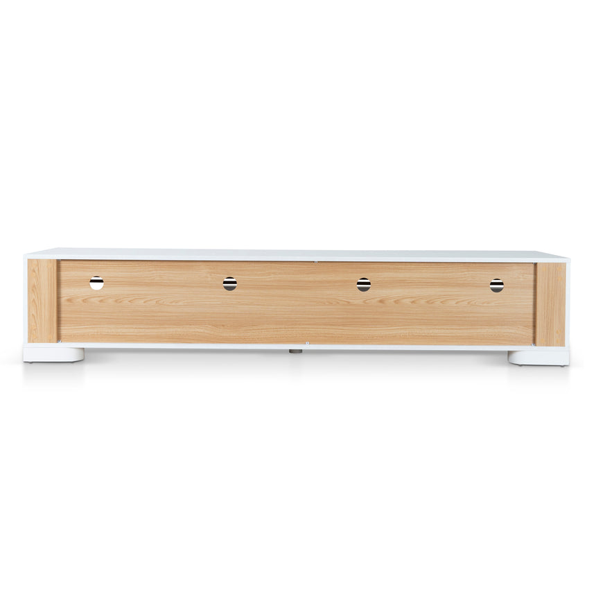 2.3m TV Entertainment Unit - White