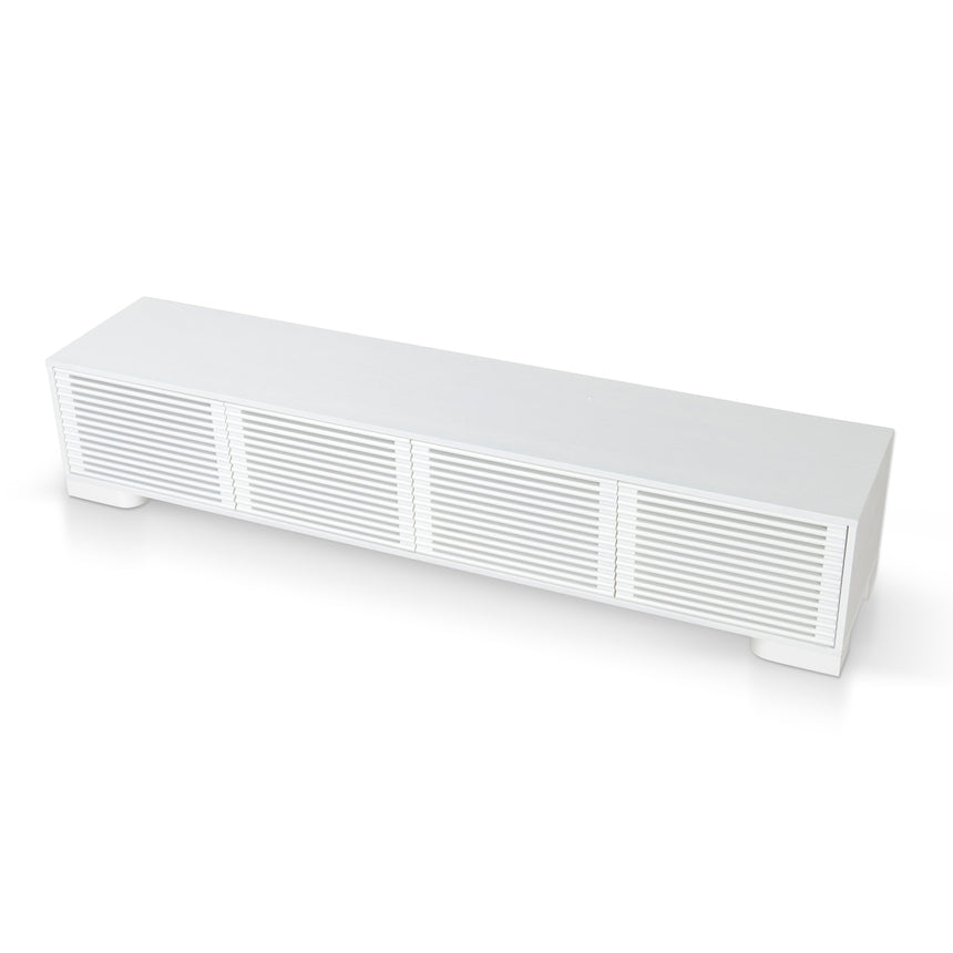 2.3m TV Entertainment Unit - White