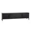 2.1m Wooden TV Entertainment Unit - Black