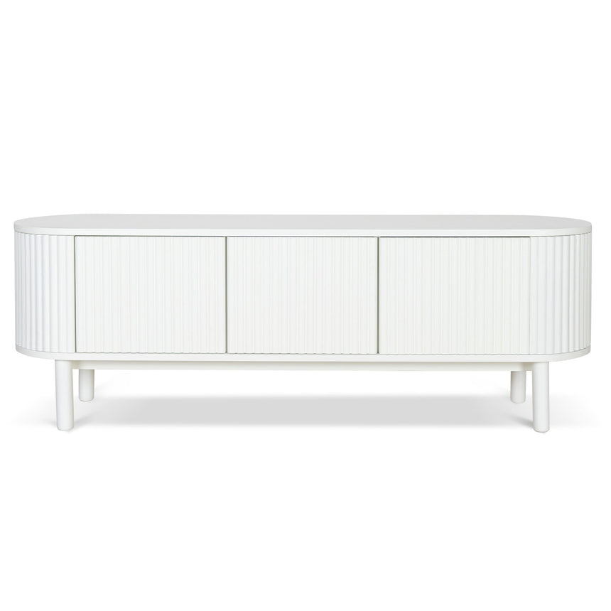 1.6m TV Entertainment Unit - Full White