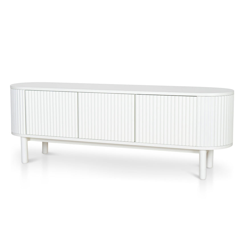 1.6m TV Entertainment Unit - Full White