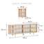 Halo Entertainment Unit Natural (140cm)