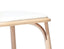 Split Stool Upholstered Seat and Back - by Ton
