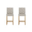 Artiss 2x Bar Stools Linen Upholstered Chairs