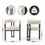 Artiss Dining Chairs Set of 4 Velvet Upholstered Barrel Chairs with Curved Armrests & Back Beige