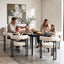 Artiss Dining Chairs Set of 4 Velvet Upholstered Barrel Chairs with Curved Armrests & Back Beige