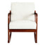 Artiss Rocking Armchair Lounge Chair Corduroy Beige