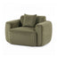 Artiss Compressed Armchair Sofa with Cushion Corduroy No Assembly Green