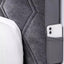 Headboard Cover, Protector Slipcover With Stretch Side, Washable Dustproof Cover (Color : DArk Gray, Size : 160Cm)