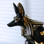 Creative Wine Rack Synthetic Resin Innovative Wine Rack Holder Single Bottle Wine Stand Table Ornament Anubis