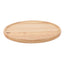 Round Wood Tray 30cm Simple Style Stable Serving Tray for Breakfast Pizza Fruit Snacks