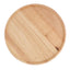 Round Wood Tray 30cm Simple Style Stable Serving Tray for Breakfast Pizza Fruit Snacks