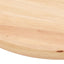 Round Wood Tray 30cm Simple Style Stable Serving Tray for Breakfast Pizza Fruit Snacks
